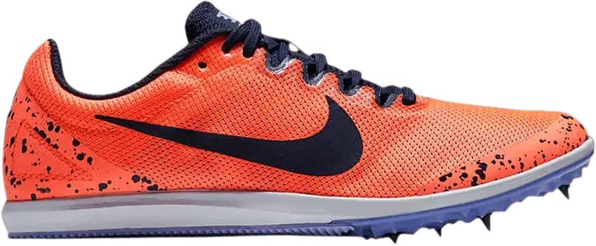  Nike Wmns Zoom Rival D 10 &#039;Ink Splatter - Bright Mango&#039;