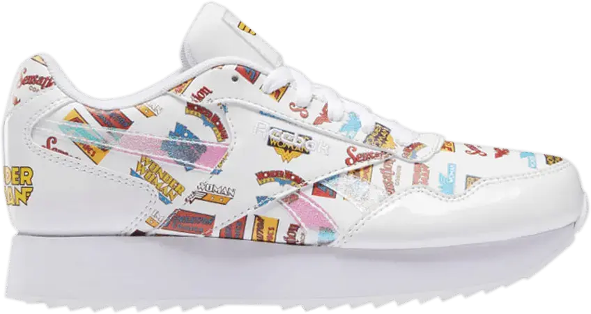  Reebok Wonder Woman x Wmns Classic Harman Ripple Double &#039;Logos&#039;