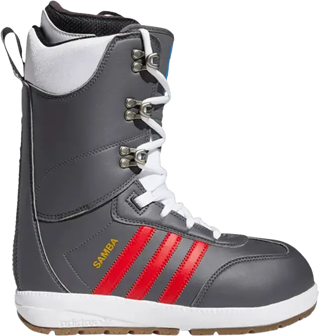  Adidas adidas Samba Boot ADV Grey Scarlet