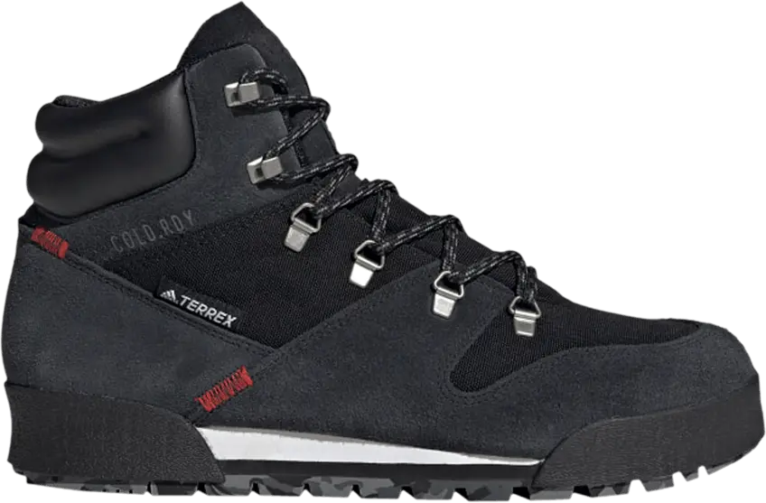  Adidas Terrex Snowpitch Cold.Rdy &#039;Black Scarlet&#039;