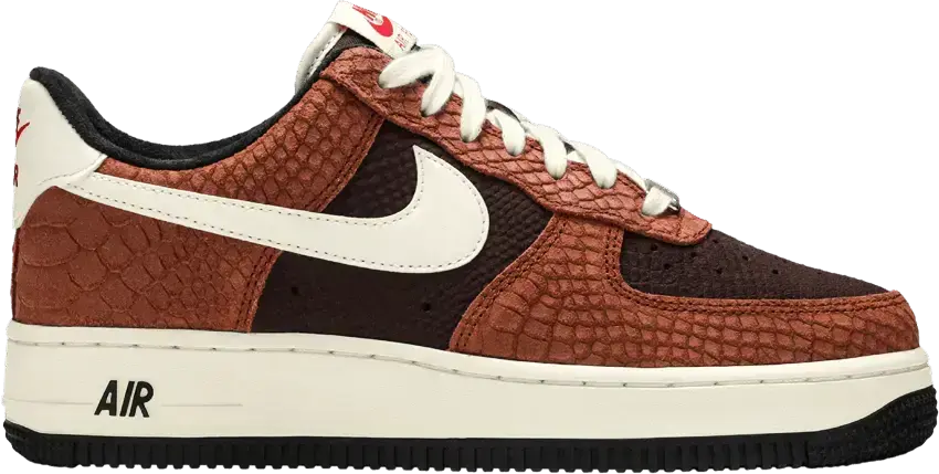  Nike Air Force 1 Low Red Bark