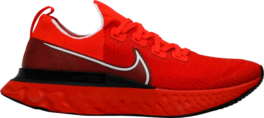  Nike React Infinity Run Flyknit Bright Crimson Black