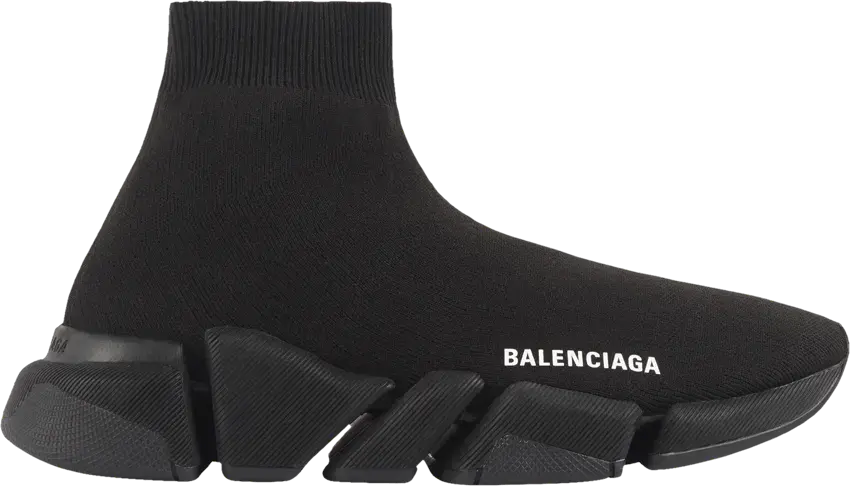  Balenciaga Wmns Speed 2 Trainer Knit &#039;Black&#039;