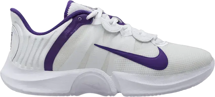  Nike Court Air Zoom GP Turbo White Court Purple (Women&#039;s)