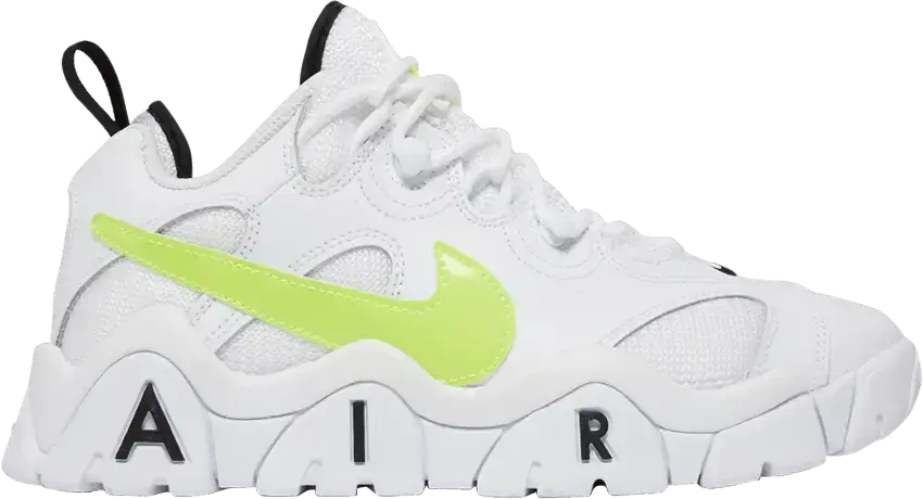 Nike Air Barrage Low GS &#039;White Volt&#039;