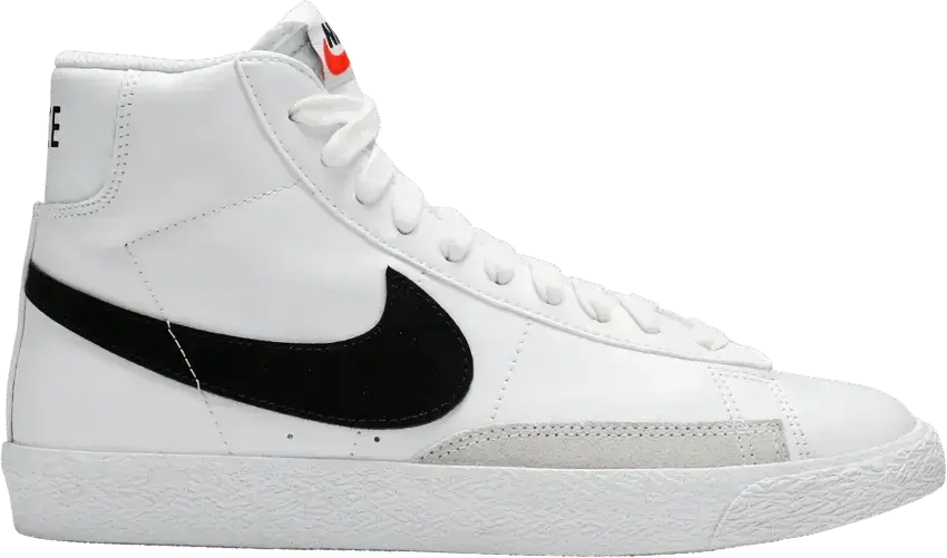  Nike Blazer Mid White Black (GS)