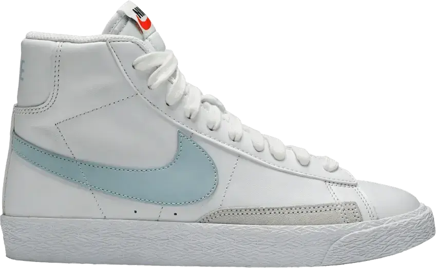  Nike Blazer Mid White Celestine Blue (GS)