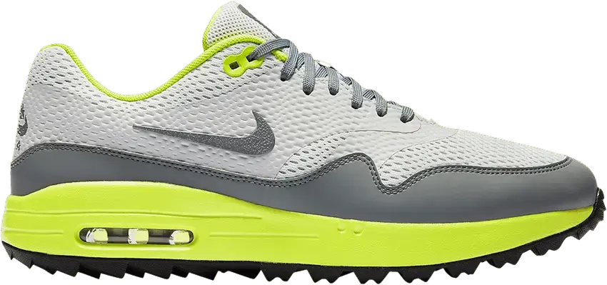  Nike Air Max 1 Golf Grey Fog Lemon Venom