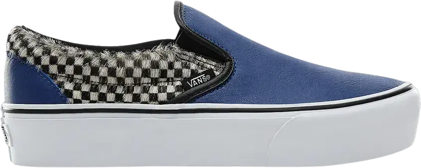  Vans Classic Slip-On Platform &#039;Python Checkerboard&#039;