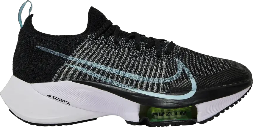  Nike Air Zoom Tempo Next% Flyknit Black White (Women&#039;s)