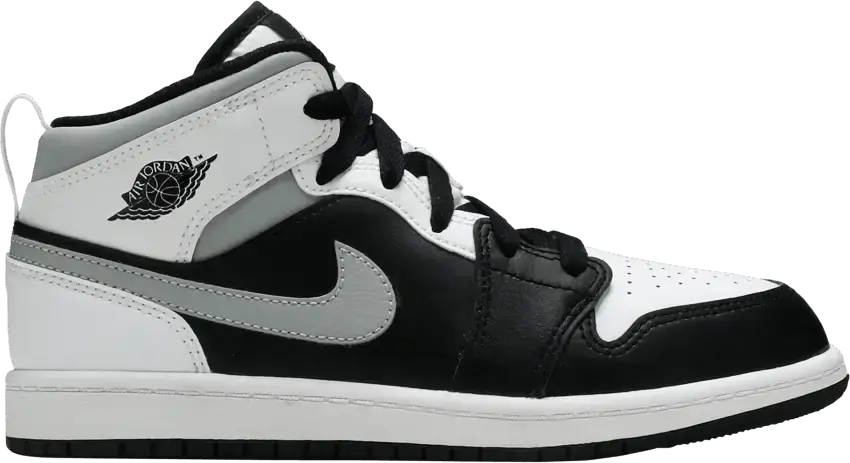  Jordan 1 Mid White Shadow (PS)