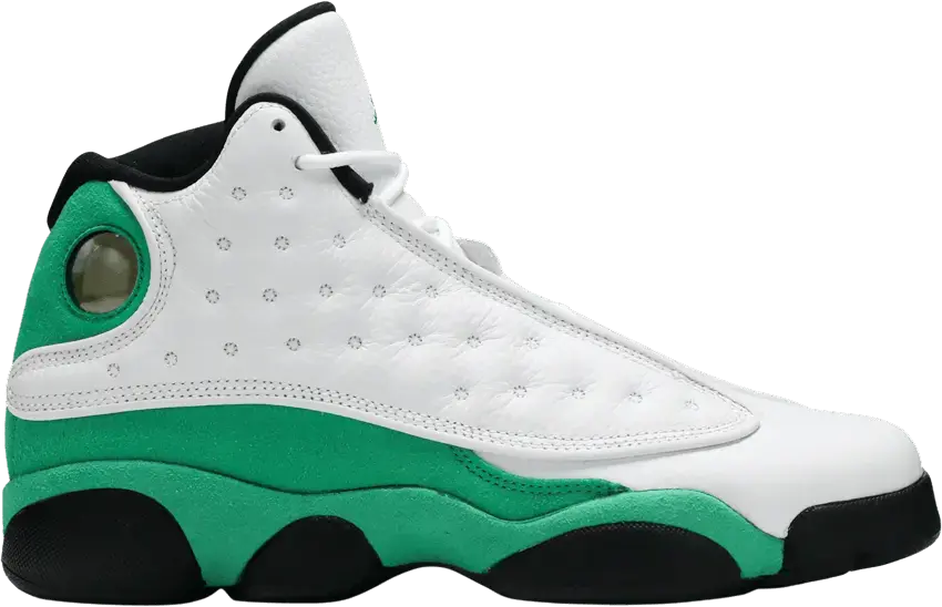  Jordan 13 Retro White Lucky Green (GS)