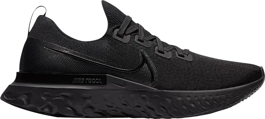  Nike React Infinity Run Flyknit Triple Black