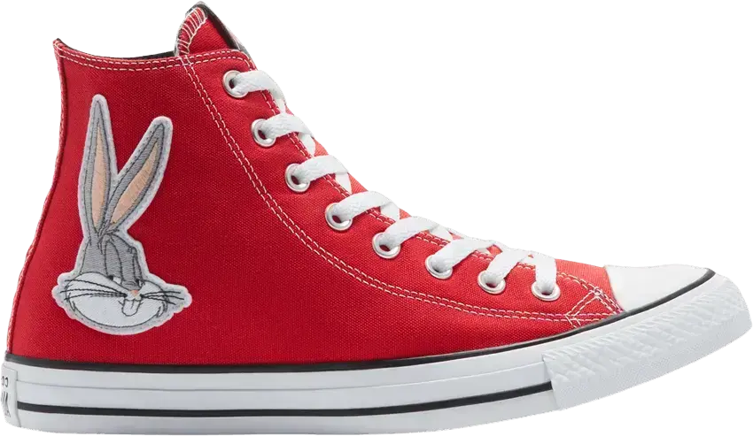  Converse Chuck Taylor All-Star Hi Bugs Bunny 80th Anniversary Red