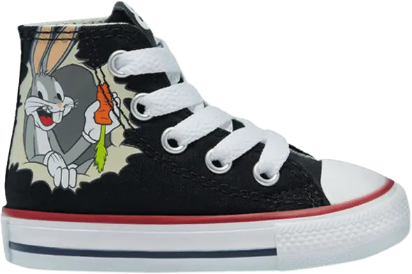  Converse Chuck Taylor All-Star Hi Bugs Bunny 80th Anniversary Black (TD)