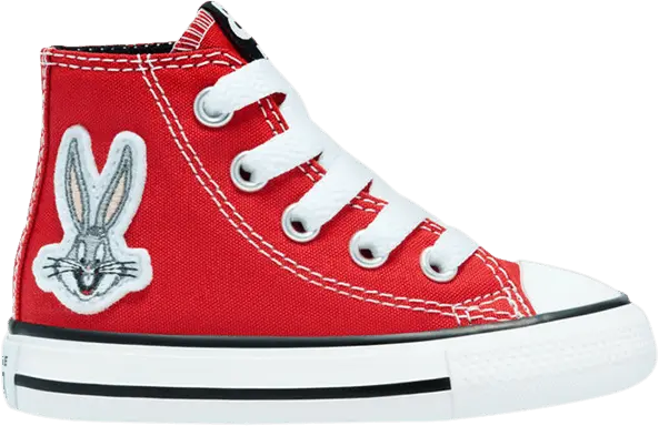  Converse Chuck Taylor All-Star Hi Bugs Bunny 80th Anniversary Red (TD)