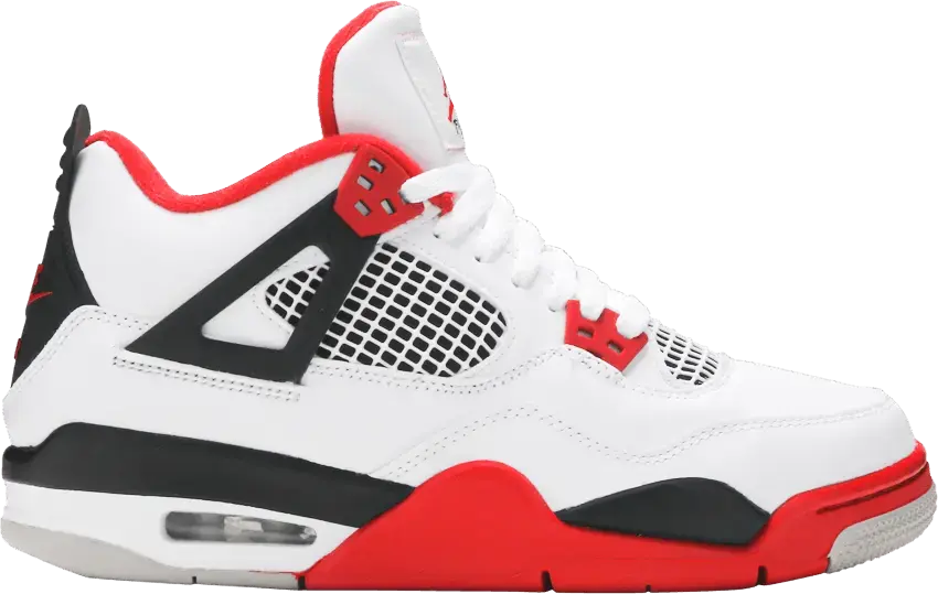  Jordan 4 Retro Fire Red (2020) (GS)