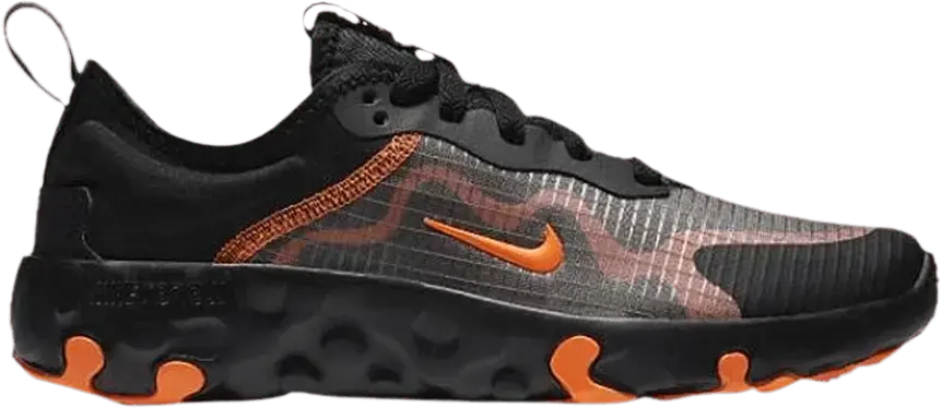  Nike Renew Lucent GS &#039;Black Total Orange&#039;