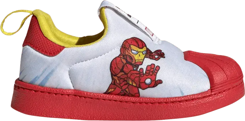  Adidas Marvel x Superstar 360 Infant &#039;Iron Man&#039;