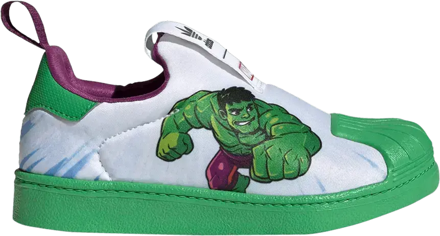  Adidas Marvel x Superstar 360 J &#039;Hulk&#039;