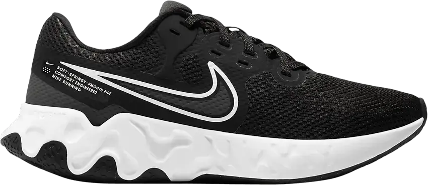  Nike Renew Ride 2 Black (Women&#039;s)