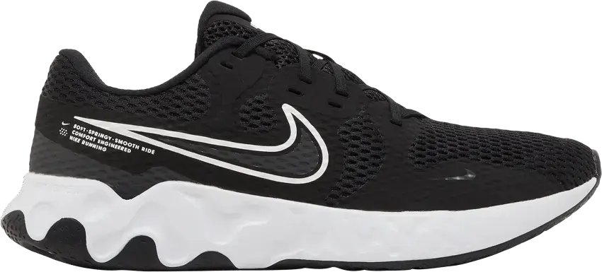  Nike Renew Ride 2 &#039;Black White&#039;