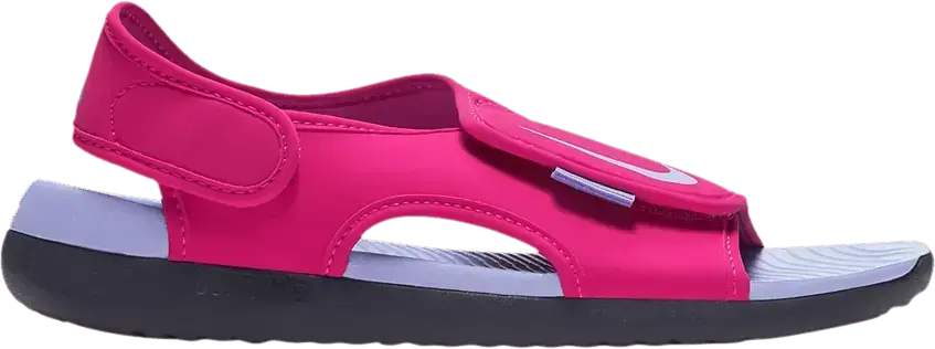  Nike Sunray Adjust 5 V2 GS &#039;Fireberry Purple Pulse&#039;