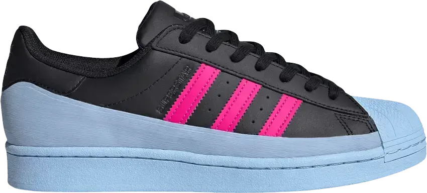  Adidas Superstar MG &#039;Black Blue Pink&#039;