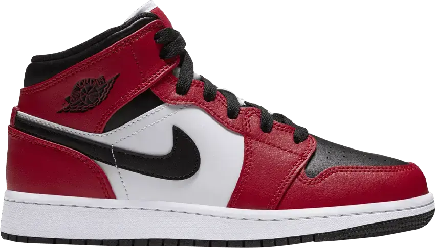  Jordan 1 Mid Chicago Black Toe (GS)