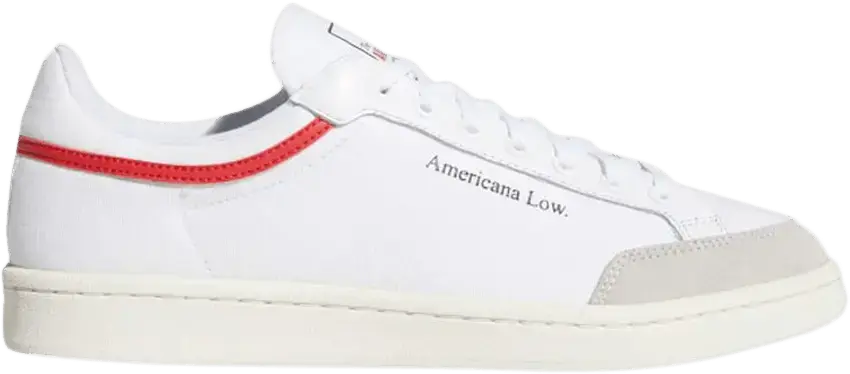  Adidas adidas Americana Low Cloud White Glory Red