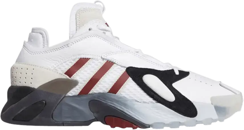  Adidas adidas Streetball Cloud White Collegiate Burgundy