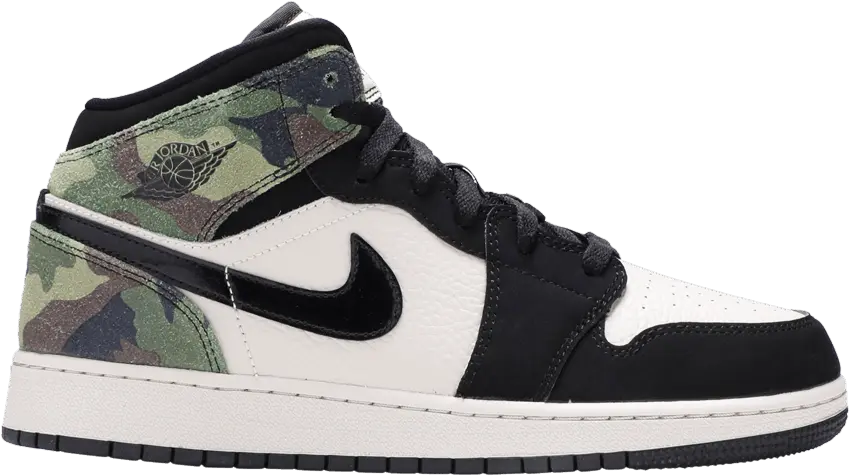  Jordan 1 Mid Camo (GS)