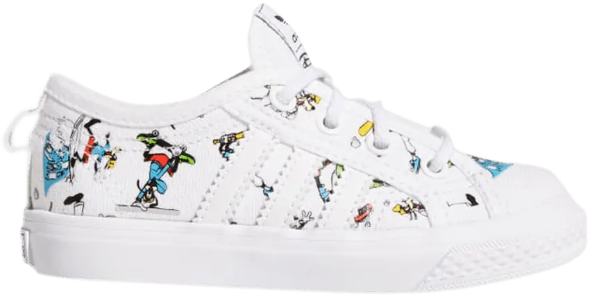  Adidas Disney x Nizza Infant &#039;Sport Goofy Pack - White&#039;