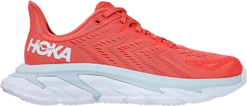  Hoka One One Clifton Edge Hot Coral (Women&#039;s)