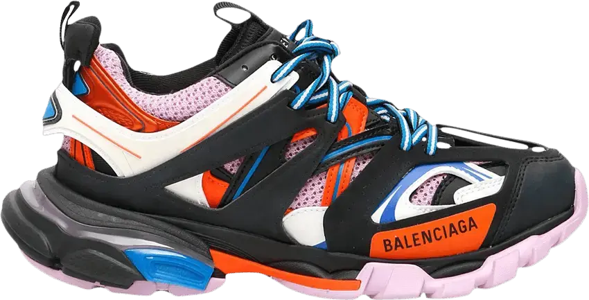  Balenciaga Wmns Track Trainer &#039;Black Orange Pink&#039;