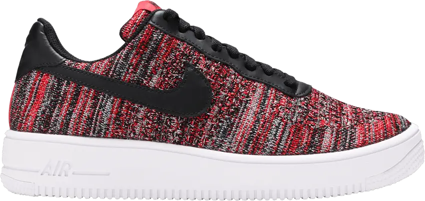  Nike Air Force 1 Flyknit 2.0 University Red Black