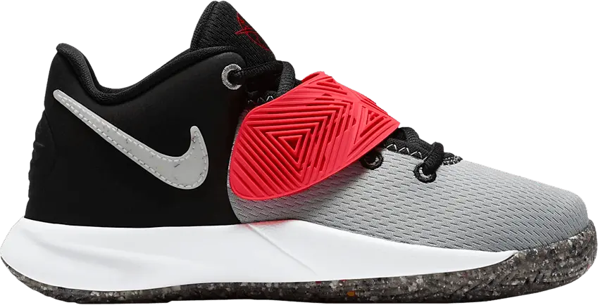  Nike Kyrie Flytrap 3 SE PS &#039;Light Smoke Grey Bright Crimson&#039;