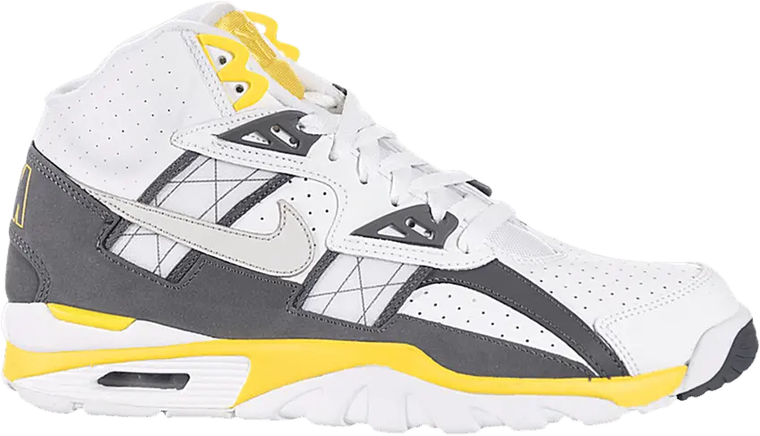  Nike Air Trainer SC High White Grey Lemon