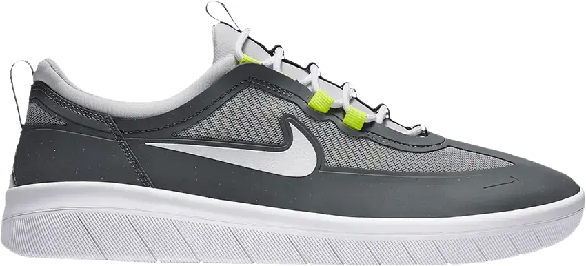  Nike SB Nyjah Free 2 Grey Neon