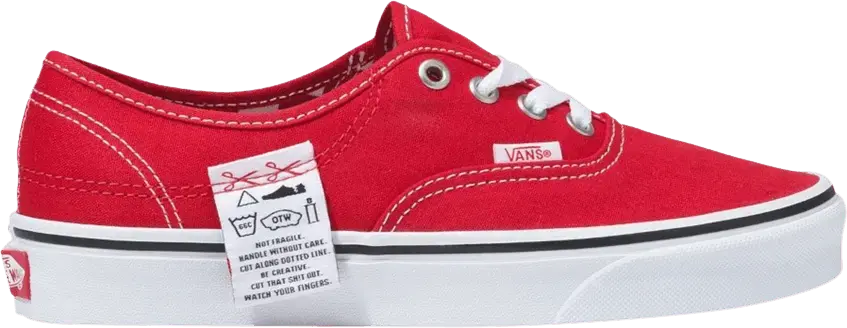  Vans Authentic HC &#039;DIY - Racing Red&#039;