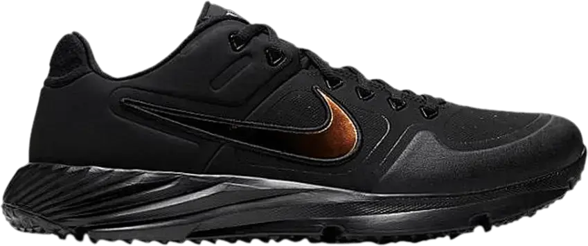  Nike Alpha Huarache Elite 2 Turf &#039;Black Dark Grey&#039;