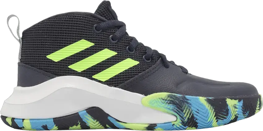  Adidas Own The Game J Wide &#039;Legend Ink Signal Green&#039;