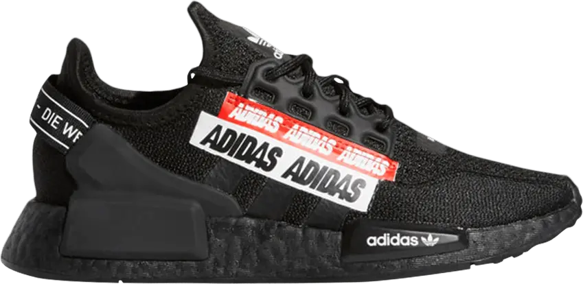  Adidas NMD_R1 V2 J &#039;Overbranded - Core Black&#039;