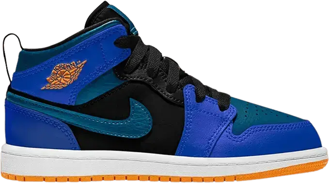  Jordan 1 Mid Racer Blue Green Abyss (PS)