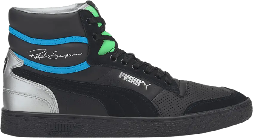  Puma Ralph Sampson Mid &#039;Royal - Black Elektro Green&#039;