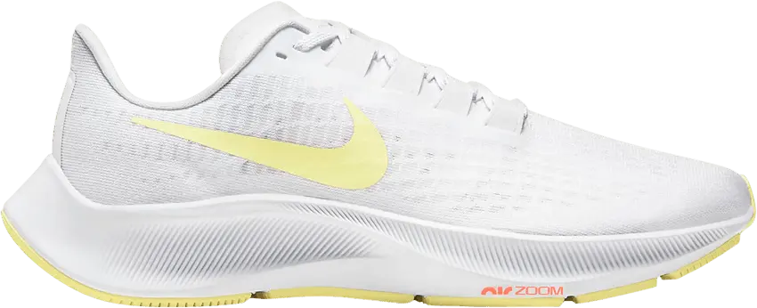  Nike Air Zoom Pegasus 37 White Light Zitron (Women&#039;s)