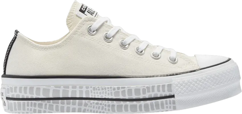  Converse Wmns Chuck Taylor All Star Platform Low &#039;Digital Daze - Crocodile Print&#039;