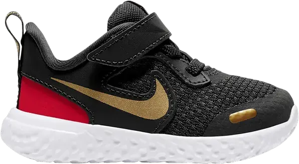  Nike Revolution 5 TD &#039;Dark Smoke Grey Gold&#039;