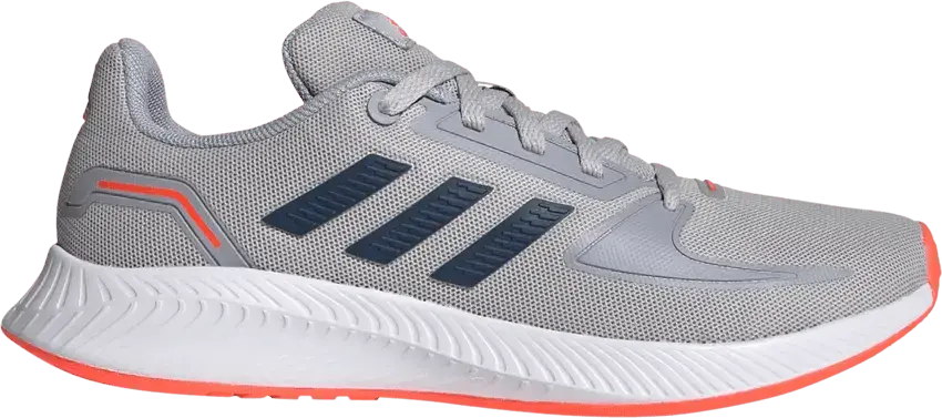  Adidas adidas Runfalcon 2.0 Grey Crew Navy (Kids)