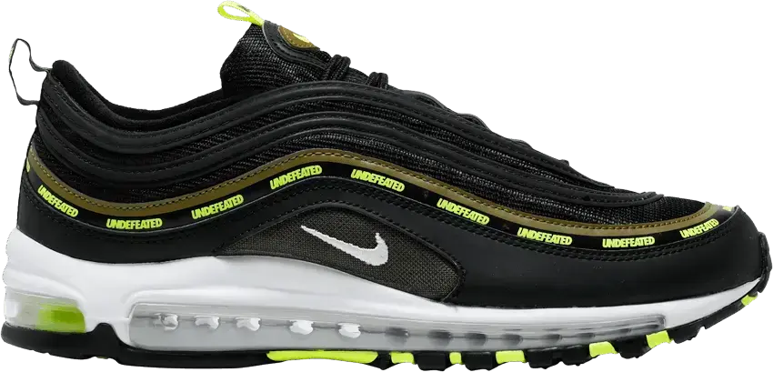  Nike Air Max 97 Undefeated Black Volt